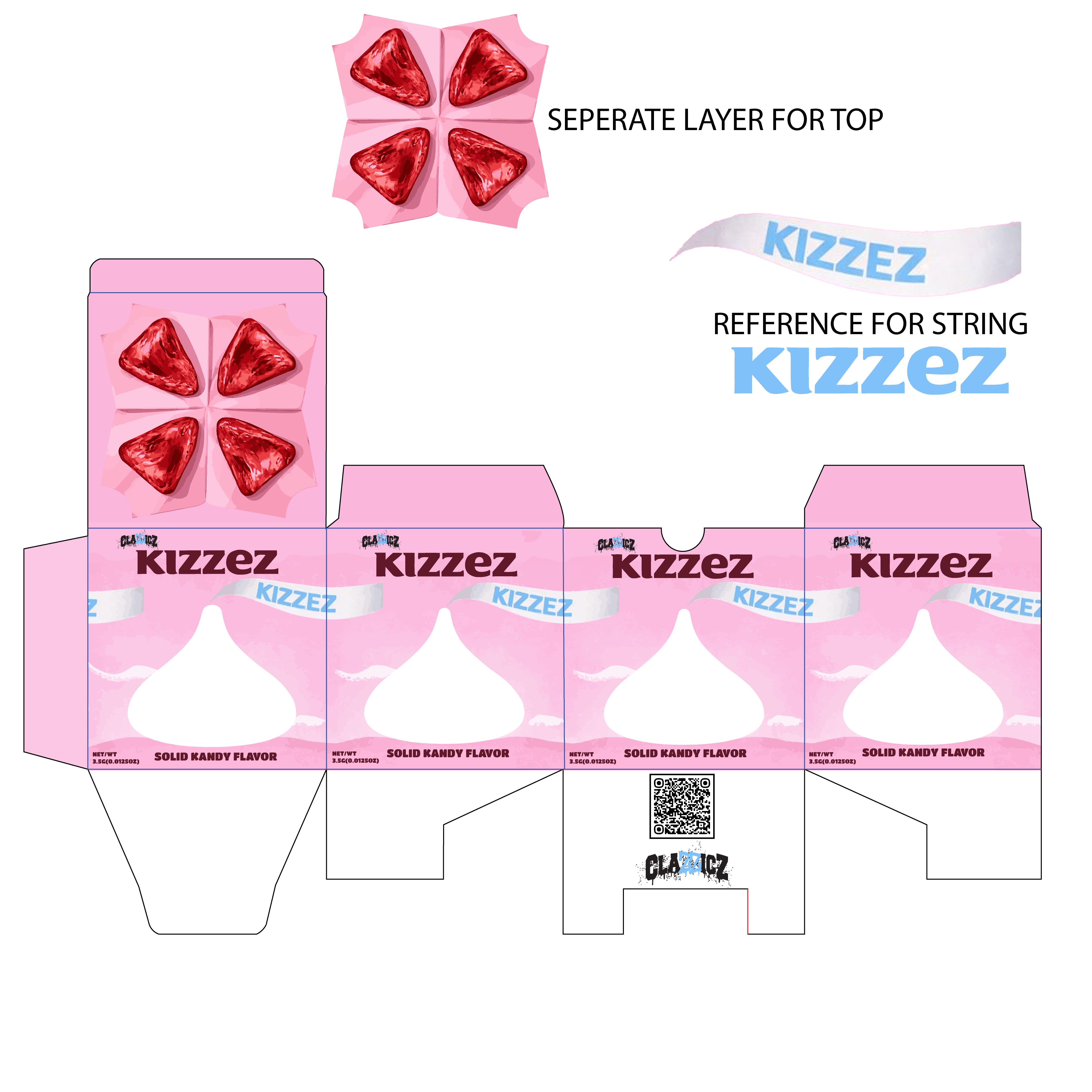 CLAZZICZ KIZZEZ packaging